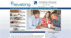 Desktop Screenshot of elevatingsystems.com